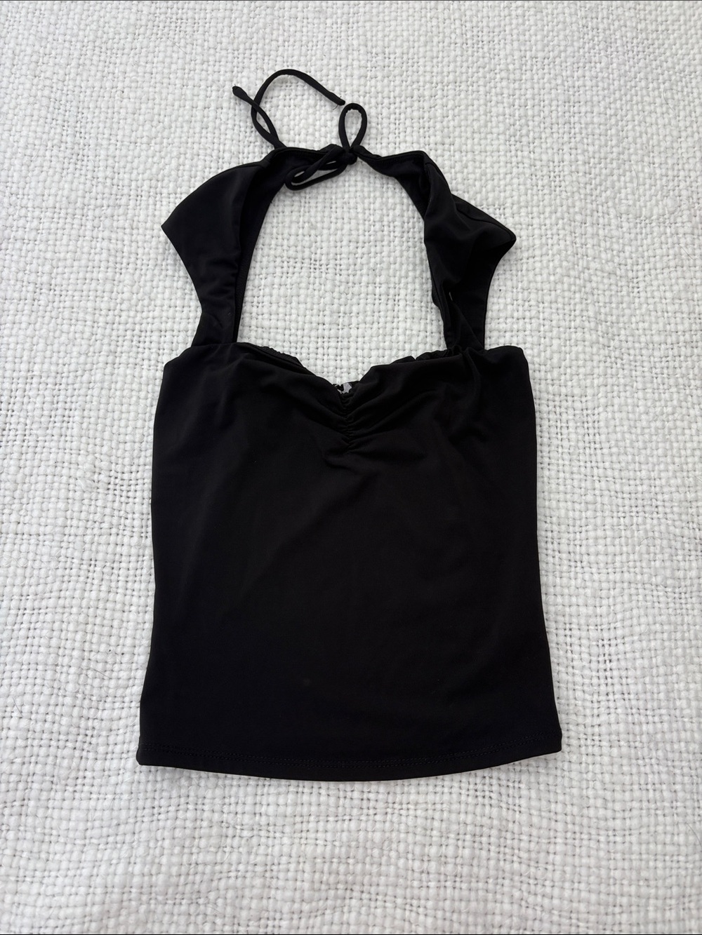 Garage black tie top